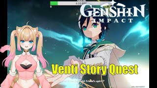 Venti Story Quest Milameowz  Genshin Impact [upl. by Eivol122]