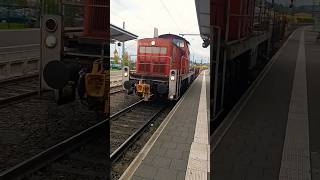 Es dieselt in Wetzlar dkw wetzlar db train trains trainvideo railway railways rail ice [upl. by Esirehc]