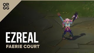 Faerie Court Ezreal – OPGG Skin Review – League of Legends [upl. by Kalvn]