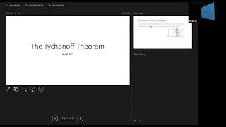 Tychonoff Theorem [upl. by Aicnatsnoc241]