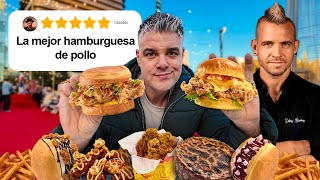 PROBANDO TODA LA CARTA de DABIZ MUÑOZ LAS HAMBURGUESAS MÁS CARAS DE MI VIDA [upl. by Ziul]