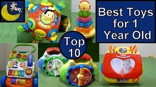 TOP 10 Best Toys for 1 year old Vtech Fisher Price LeapFrog and MORE [upl. by Johnstone]