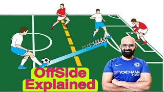 Offside Rule in Football  Explained in Hindi  Conditions Examples Exceptions [upl. by Diantha643]