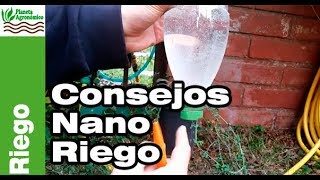 Consejos para construir un NANO RIEGO 💧 casero para tus plantas [upl. by Celene]