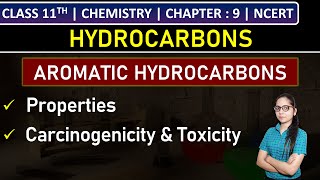 Class 11th Chemistry  Aromatic Hydrocarbons Properties  Carcinogenicity amp Toxicity  Chapter 9 [upl. by Adnuhsat362]