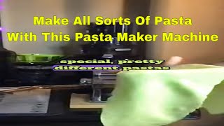 Creating Long Pasta and Holiday Specials with the Nuvantee Pasta Maker [upl. by Naryt]