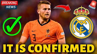 🚨LAST MINUTE ITS ALREADY CONFIRMED REAL MADRIDS NEW ZAGUEIRO REAL MADRID NEWS [upl. by Teerprug]