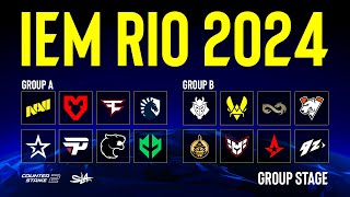 Day 2  IEM Rio 2024  Group Stage  КРNВОЙ ЭФИР [upl. by Gollin48]