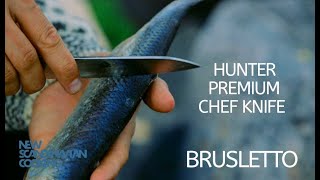 New Scandinavian Cooking  Brusletto Hunter Premium Chef Knife [upl. by Alolomo503]