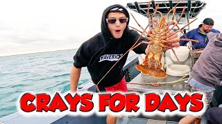 LOST 3 RODS off the BOAT  but got some CRAYS [upl. by Tali]