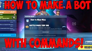 How To Make A Fortnite Lobby Bot In Chapter 2 [upl. by Turtle634]