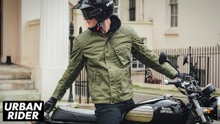 NEW BELSTAFF Convoy Motorcycle Jacket Review [upl. by Anahsek]