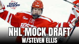 NHL Mock Draft 2024  wSteven Ellis  Daily Faceoff Live [upl. by Ylenats423]