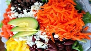 Healthy taco salad recipe [upl. by Fielding463]