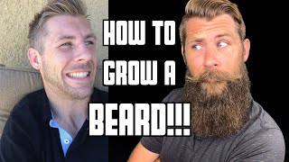 How to Grow a Beard and Mustache From Start to Finish [upl. by Nonnelg]