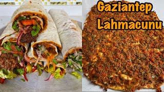 EVDE GAZİANTEP LAHMACUNU NASIL YAPILIR [upl. by Yenahpets]