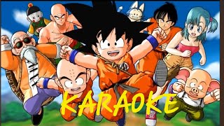 Dragon Ball Sigla KARAOKE  1° Sigla [upl. by Bindman]