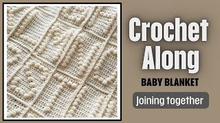 Joining the crochet alphabet baby blanket [upl. by Derr]