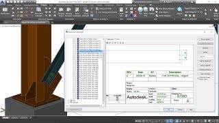 Advance Steel  Edit a revision on a drawing [upl. by Eedeed]