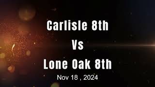 CCMS 8th vs Lone Oak 8th Nov 18 2024 [upl. by Artamas]