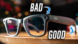 RayBan Meta Smart Glasses Review Actually Good [upl. by Aihseya]