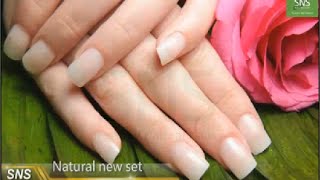 SNS Nail  Signature Nail Systems How to do Natural Set dipping powder Dip it instruction 4 [upl. by Egas]