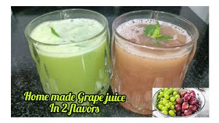 Grape Juice recipeHome made grape juiceSummer special drinkRefreshing drinksgreen grape Juice [upl. by Burgwell168]