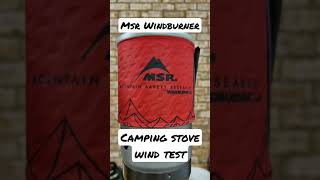 Camping stove wind test  Jetboil vs MSR vs Vango Wild camping stoves comparison review [upl. by Hahseram359]