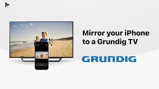 How to Screen Mirror Your iPhone Screen to a Grundig TV without Apple TV [upl. by Irrok]