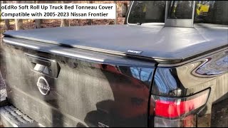 20222023 Nissan Frontier Tonneau Cover pickup bed cover [upl. by Ivers]