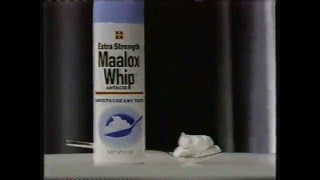 Maalox Whip commercial  1987 [upl. by Dazhehs147]