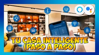 🥇 CASA INTELIGENTE con ALEXA  Domótica en tu Hogar 🏠 [upl. by Arrol]