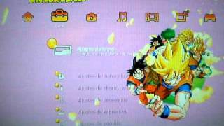 DragonBallZ Goku PS3 Dynamic Theme [upl. by Austine848]