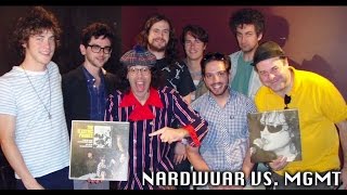 Nardwuar vs MGMT [upl. by Airahcaz]