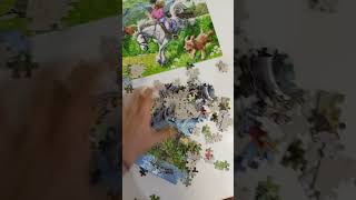 art puzzle puzzletime Antistress Video Puzzle castorland [upl. by Nylhtac264]