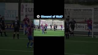 Giovanni of Nick ⚽️😉  football soccer voetbal direct goal shorts shortsvideo fyp fypシ゚ [upl. by Airednaxela]