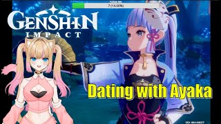 Dating wih Ayaka Milameow  Genshin Impact [upl. by Veronike763]