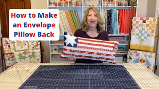 How to Make an Envelope Pillow Back [upl. by Margaretta]