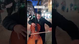 Cellist plays Txoria txori in Bilbao celloshorts musica music cello [upl. by Sopher981]