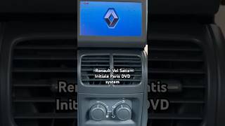 Renault Vel Satis Initiale Paris DVD system shorts renault renaultvelsatis velsatis cardvd [upl. by Hoem]