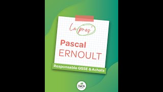 Interview  Pascal ERNOULT Responsable QSSE amp Achats chez DeCA Propreté [upl. by Marleen457]