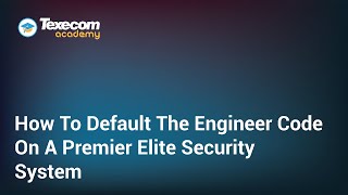 How To Default The Engineer Code Only On A Texecom Premier Elite Security System [upl. by Smaj]