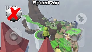 Human Fall Flat Golf SpeedRun Without Ball  Mobile [upl. by Algar957]