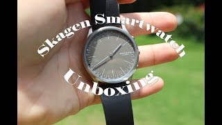 Skagen Jorn Hybrid Smartwatch Unboxing [upl. by Wylma]