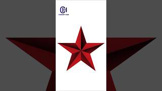 Star logo design idea star logo design illustrator youtube shortsviral music graphicdesign [upl. by Ennairb]