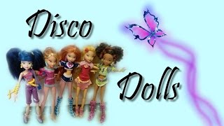 Winx Club Disco Dolls Mattel Collection [upl. by Etnuhs896]