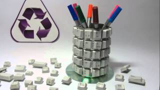 Cómo hacer un porta lápices reciclado Pencil holder [upl. by Juline]