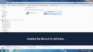 How to remove exe file virus from USB drive [upl. by Yla]