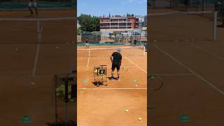 Petros Tsitsipas and Apostolos Tsitsipas Tennis 🎾 Practice at The Academy tennis practice coach [upl. by Wellesley]