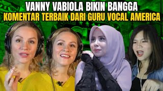 TERCENGANG  VANNY VABIOLA BUAT GURU VOCAL CANTIK AMERICA TAK BISA BERKATA KATA  REACTION [upl. by Ahsii900]